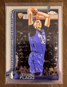 2025-26 Topps Chrome Cooper Flagg #251 Rookie Card