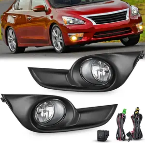 Nilight Fog Light Assembly Compatible with 2013 2014 2015 Nissan Altima Clear Lens w/H11 12V 55W Bulbs Nilight Fog Light Assembly Compatible with 2013 2014 2015 Nissan Altima Clear Lens w/H11 12V 55W Bulbs
