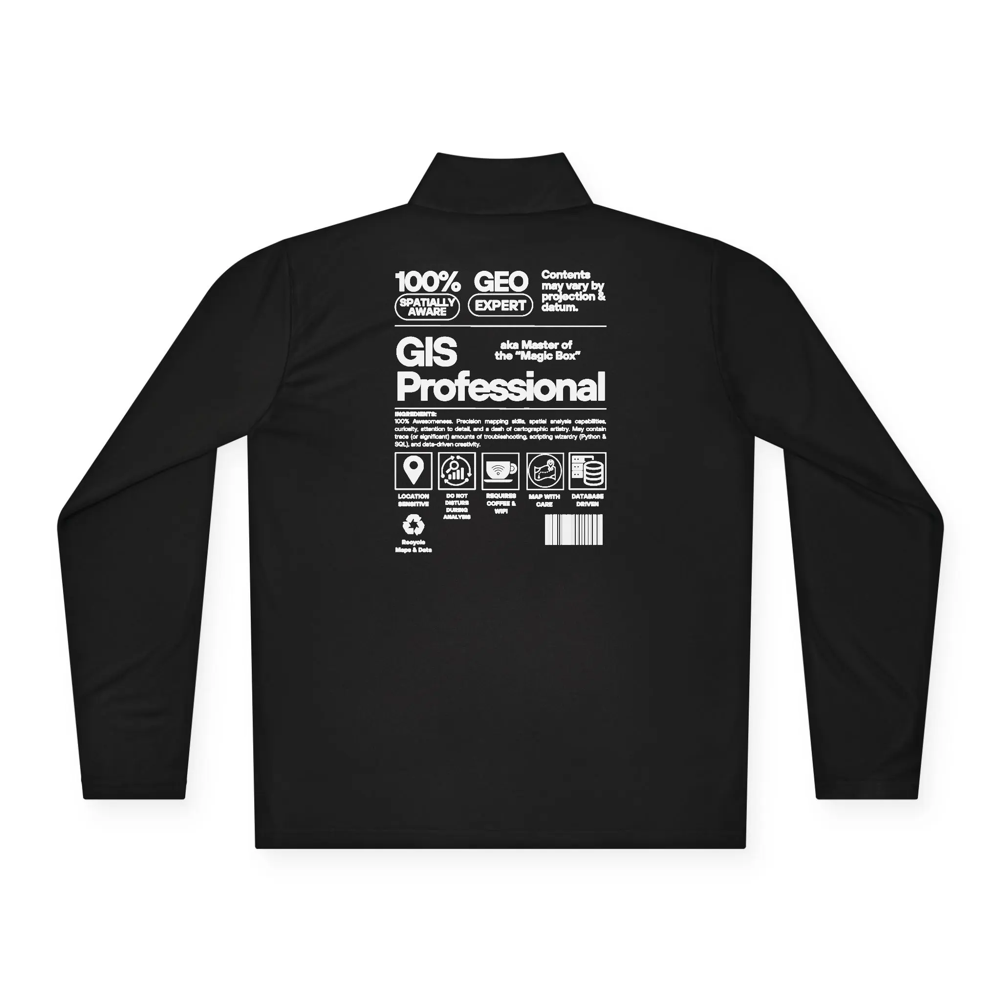 GIS Professional Unisex Quarter-Zip Pullover