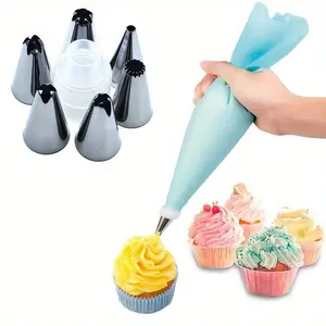 Piping Bag and Tips Cake Decorating and Baking Supplies Kit Includes Cupcake Icing Tips with Pastry Bag