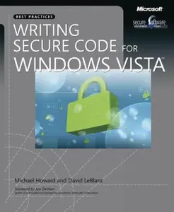 USED-Writing Secure Code for Windows Vista (Pro - Step by Step Developer) by Michael Howard (Paperback)