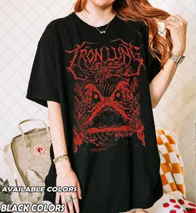 Retro 90s Iron Lung Horror Movie Graphic T Shirt, Horror Movie Tshirt, Iron Lung Shirt, Markiplier Tee Top Menswear Cotton Streetwear Casual Crewneck