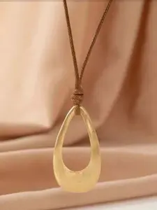 Vintage Women's Tear Drop Pendant Necklace, Elegant Jewelry Gift for Special Occasions, Perfect Accessory for Her