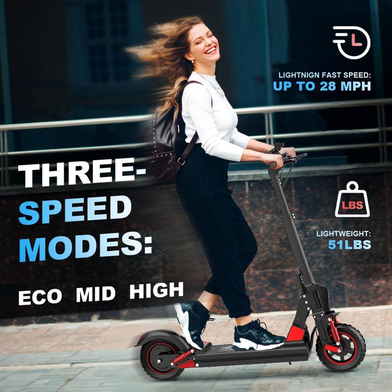 Longsail Electric Scooter Adult 8.5/12-inch Tires 16/18MPH 250/500W Motor 22-29 Mile Range Foldable Dual Suspension Scooter C1/M1/M5