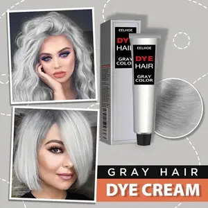 Gray Hair Dye - Trendy Hair Color Cream, Easy to Apply, Long-Lasting & Fade-Resistant, Nourishing & Gentle Formula, Non-Damaging Hair Dye Ash Blonde Blonde Highlight