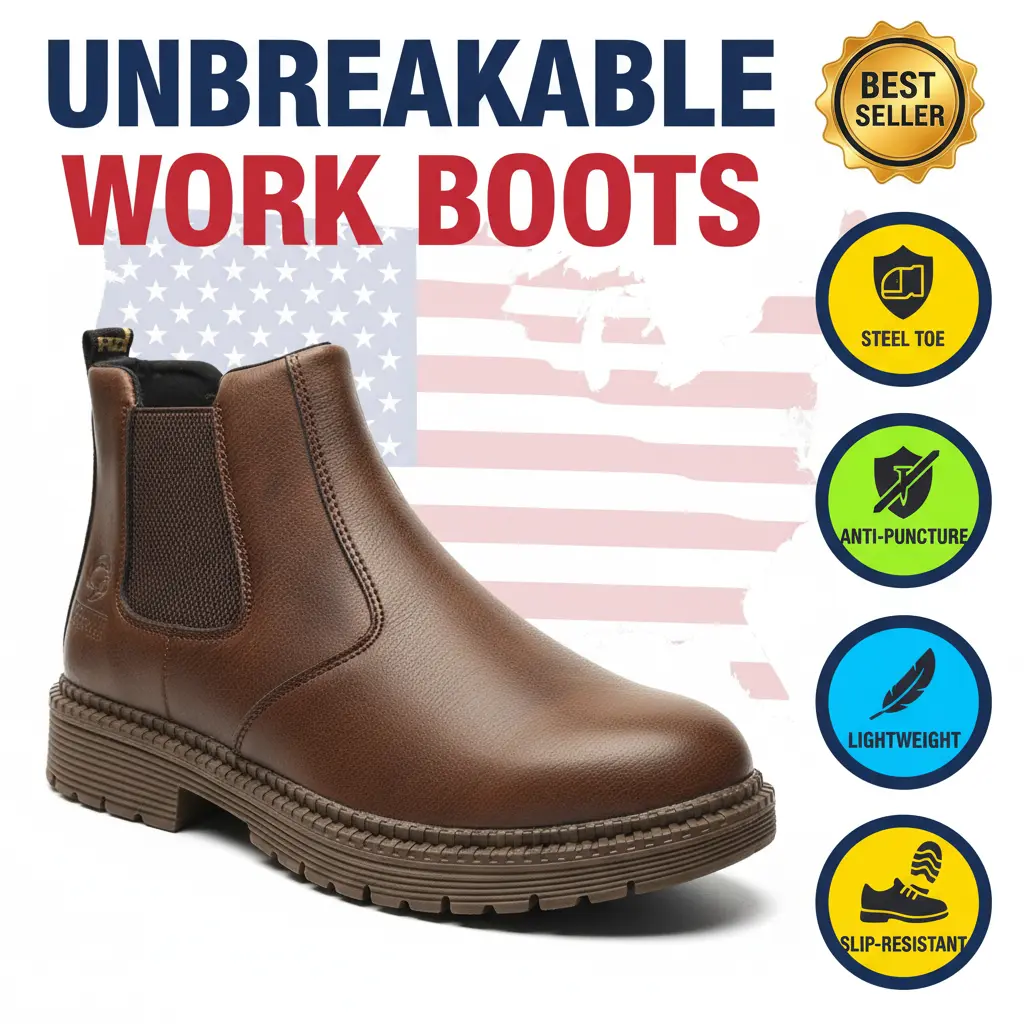Indestructible Puncture-Resistant Orthopedic Advanced Waterproof Quick-Dry Adult Outdoor Hiking Trekking Landscaping Footwear - Anti-Slip Durable Comfortable Gear