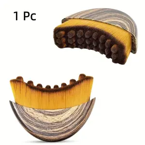 Sensitive Skin Body Brush/facial Massage Brush/lymphatic Cleansing Brush, Oval Design with Bristles, Easy to Use, Plastic Material