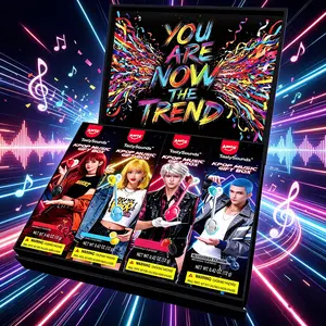 AMOS K-Pop Music Gift BoxTastySounds – Bone Conduction Audio Lollipop Candy, Listen Through Your Mouth, Fun Tech Candy Set with Multiple Flavors, Unique Party Gift