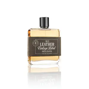No. 2 Leather Vintage Label Small Batch Cologne