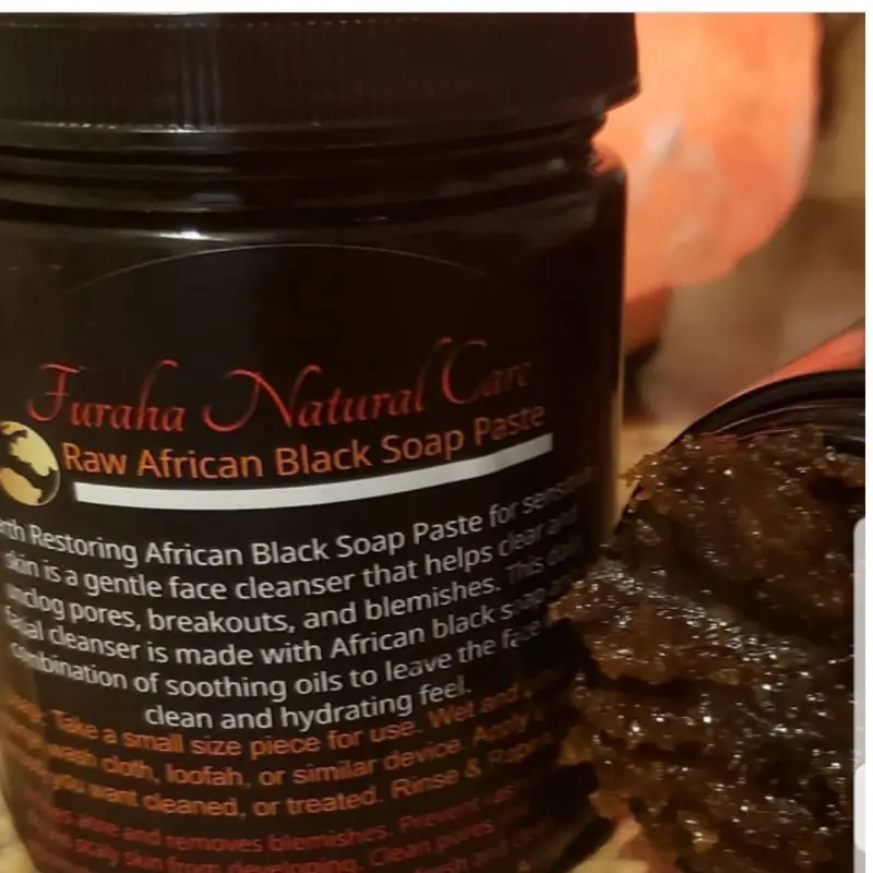 Herbal-Infused Black Soap Paste