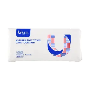 USTEL Assured Soft Cotton Towel 22*20cm 60pcs