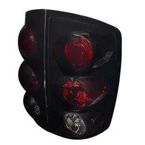 2002-2006 Dodge RAM Tail Lights (Glossy Black Housing/Smoked Lens)
