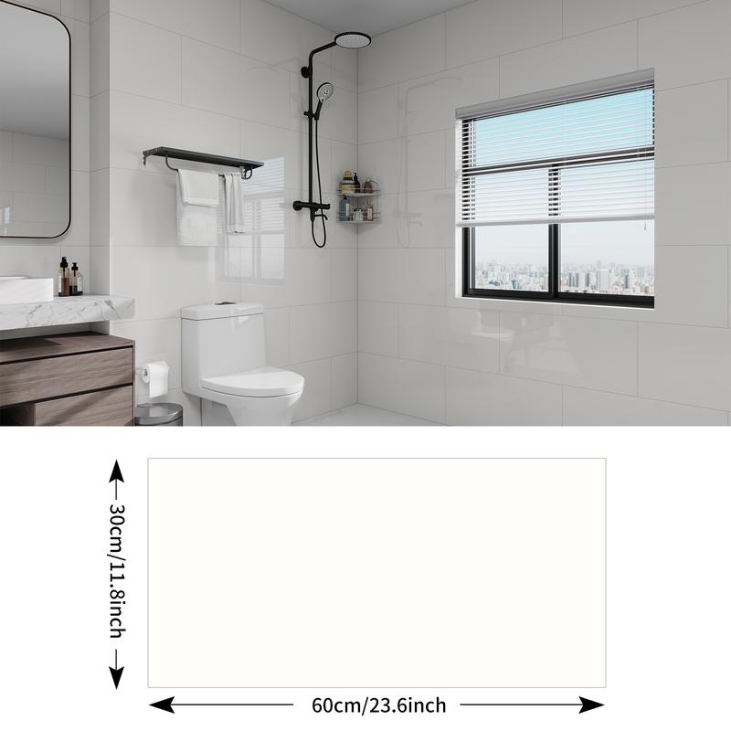 20/40Pcs Large Marble Tile Wall Stickers,PVC material Wall Paper, Easy Peel & Stick, Waterproof Self-Adhesive Panels for Kitchen, Living Room, Bathroom, Corridor, Home and Dormitory - 23.62*11.8 inch,Product details page Outdoorfun Vinyl Decorative Modern