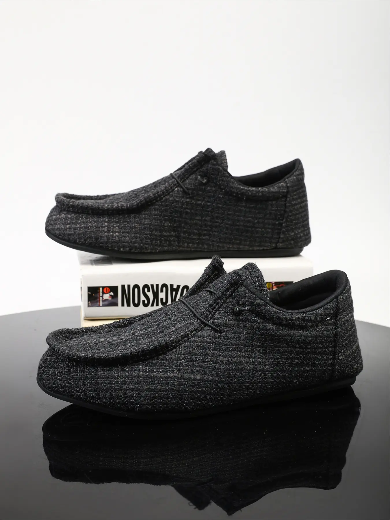Men's Linen Slip-On Shoes, Breathable Casual Loafers, Soft Sole Comfortable Lazy Shoes