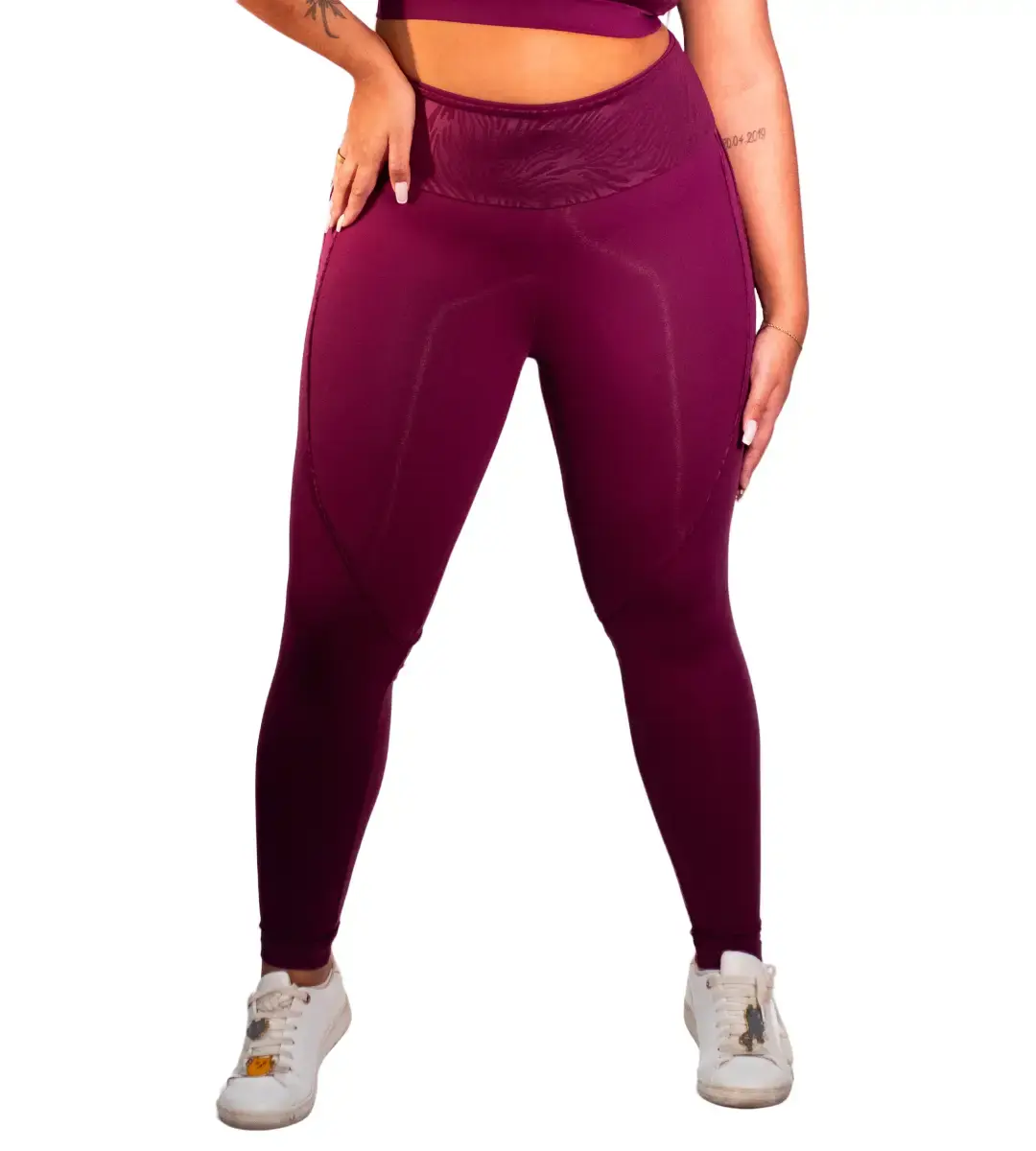 High-Compression Performance Plus Size Leggings