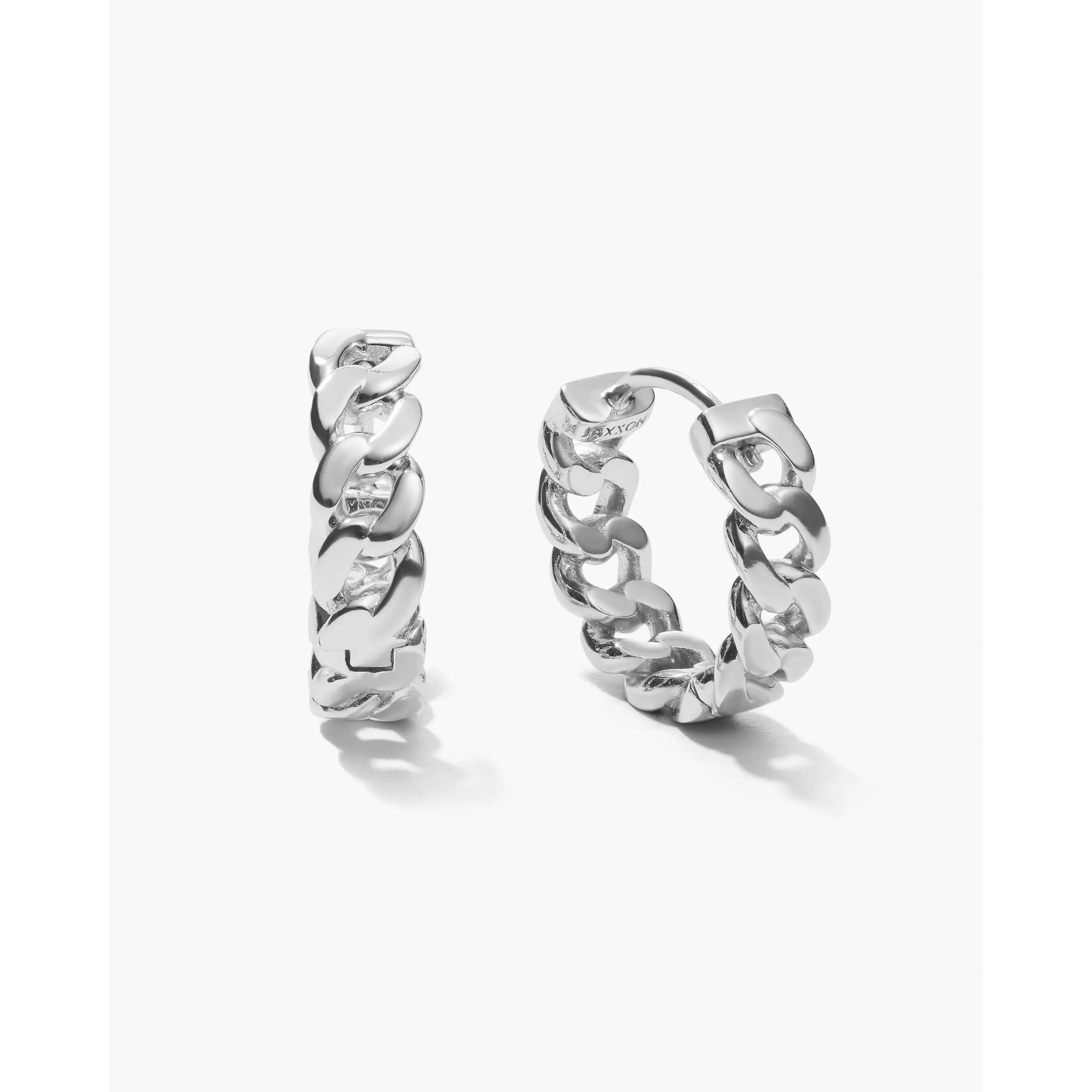 JAXXON - Cuban Link Earrings - Silver