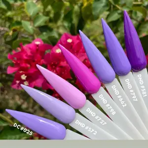 DND Lilac lavender spring colors Gel ONLY 7 colors to pick nail care nail art pastel easter nail color nails