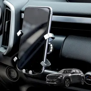 Compatible with Mazda CX50 Accessories Phone Holder, Snap-On Installation,  Fit for 2022-2026 Mazda CX50 Accessories(Black)