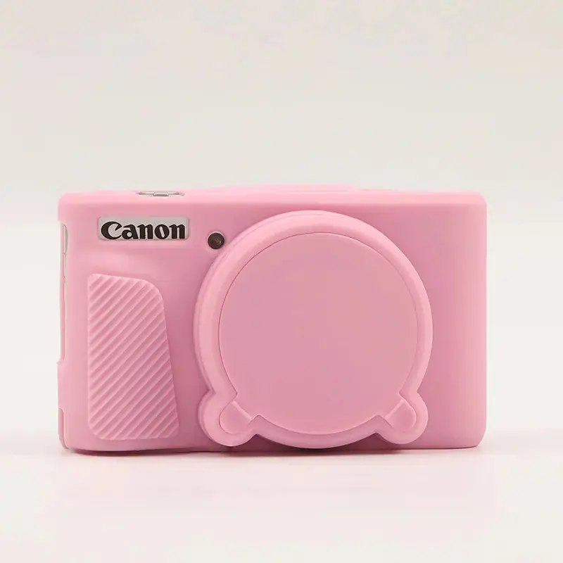 Camera Protective Case for Canon Eos M6 Mark Ii, Silicone Soft Lightweight Design, Removable Lens Cap, Easy Access Buttons, Durable Camera Cover Protector, Camera Accessories