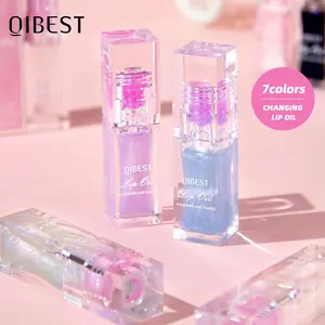 Temperature-Change Lip Oil, Hydrates and Shines Lips, Lightweight Formula Softens Lips, Nourishing Moisturizing Lip Care, Color-Changing Lip Gloss, Hydrating Lipgloss, Glitter Lipgloss