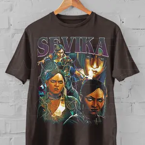 OUI STUDIO Sevika Arcane Vintage T-Shirt, Retro LOL Shirt, Sevika Arcane Apparel LOL