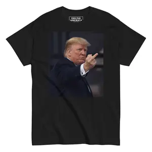 Trump Middle Finger To All The Trump Haters Graphic T-Shirt