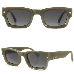 Infinit Admiration Rectangle Sunglasses, Milky Brown + Gray