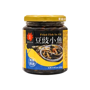 HONGYE Fermented Black Bean Dried Fish Snack - Savory Umami Rice Topping 240g