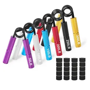 50-300LB Metal Grip Strengthener for Strength Training and Rehabilitation Adjustable Resistance High-Strength Alloy Steel Durable Solid Build Portable & Anytime Training  home gym equipment