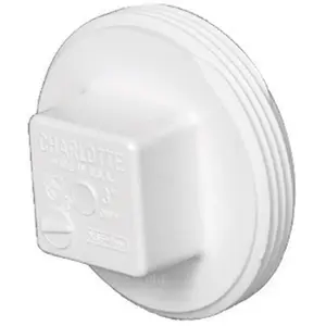 Charlotte Pipe & Foundry PVC001061400HA PVC-Dwv Cleanout Plug 6 in.