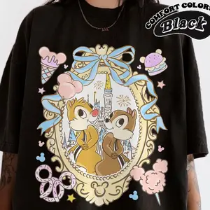 Funny #ChipAndDale Snack Comfort Colors Shirt, Park Ice Cream Shirt, #ChipAndDale Double Trouble Tee, Magic Kingdom Family Trip GQ3GW