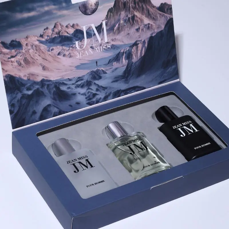 Men's Perfume Gift Set, 3 Counts Long Lasting Fragrance Spray, Eau De Toilette Spray, High Quality Cosmetic for Daily Use, Perfume Sets