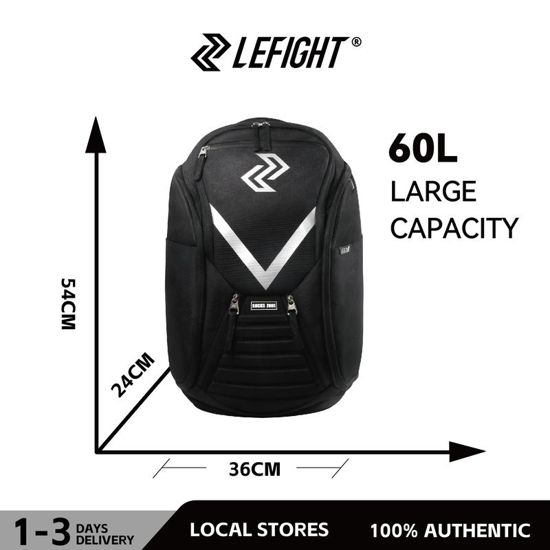 Lefight Sports Backpack For Men And Women, Shoe Bag, Large Capacity Yoga Fitness Backpack, Casual And Fashionable, Adjustable Shoulder Straps, Back To School Backpack, Sports Equipment travel backpack