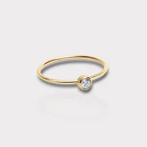 Anna Petite Bezel Ring