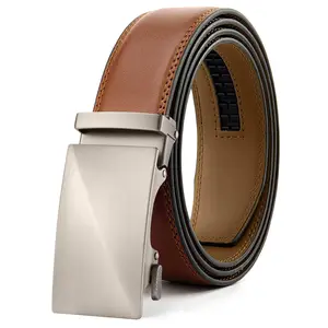 【Flash Sale】 Ratchet Belt for Men - Customizable Fit 35mm Leather Belt with Effortless Style & Maximum Durability for Jeans