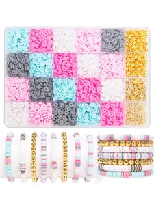 Mixed Color Beads Making Kit, DIY Jewelry Making Supplies for Bracelet Necklace Earrings Making, Fashion Accessories for Women & Girls