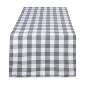 Design Imports Checkers 14" x 108" Table Runner
