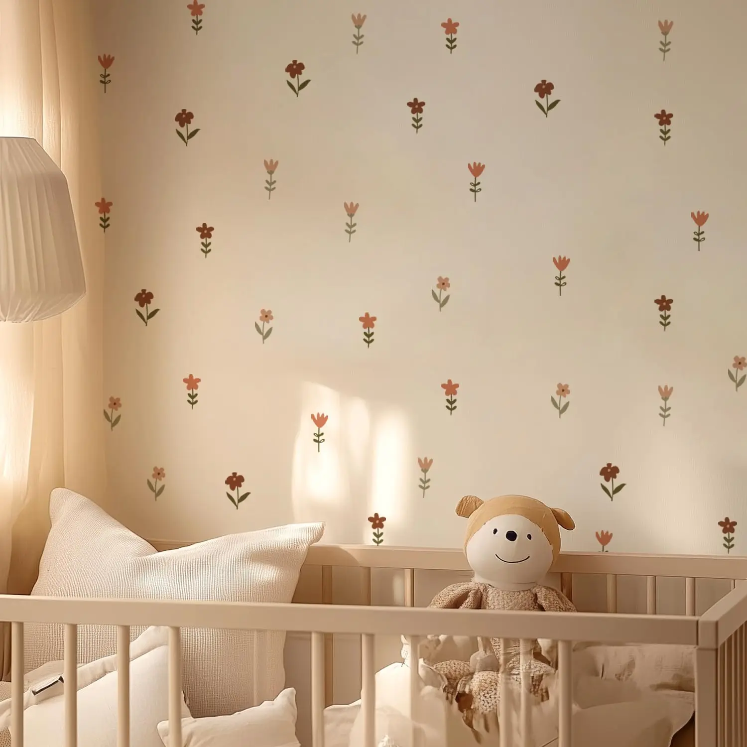 Boho Wall Stickers Bedroom Removable Decals Room Decor Vinyl Murals Diy Cute Decorations 6 Sheets