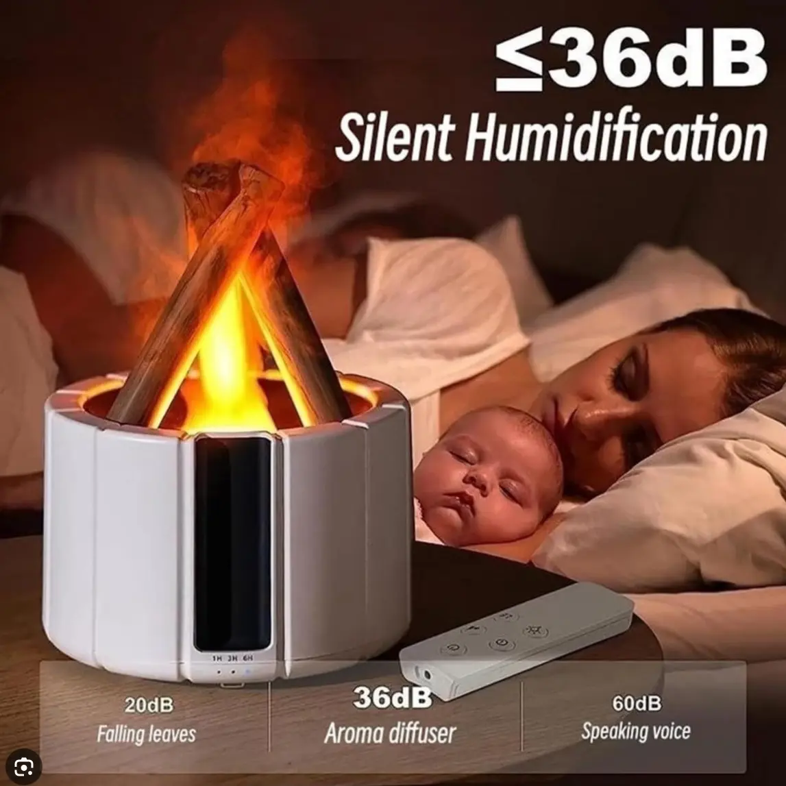 MiniBlaze Diffuser - Compact Diffuser with Multiple Light Options, Flexible Design, Ideal for Home Use