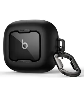 SURITCH for Beats Powerbeats Pro 2 Case Cover[ONLY CASE, No Buds Included], Magnetic Locking Cases for Beats Powerbeats Pro 2 2025, Shockproof Bumper Protective Covers with Carabiner & Keyring & Cleaner Kit