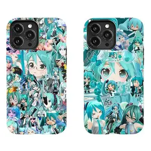 Hatsune Miku Vocaloid Anime Phone Case Kawaii Japanese Art Tough Gift For iPhone 11-17 Pro Max/Plus & Samsung Galaxy S23-S25