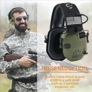 Outdoor Hunting/shooting Earmuffs, Noise Reduction Headphones, Protect Hearing, Tactical Training, Strengthen Human Voice