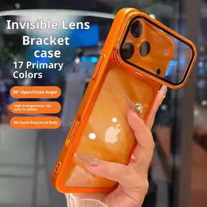 Phone Case - This Case, Designed for Iphone 17, 16, 15, 14, 13, 12, And Pro Max, Includes a Concealed Lens Holder And Is a Clear, Durable, High-Quality Hard Case Specifically for The for Iphone 16