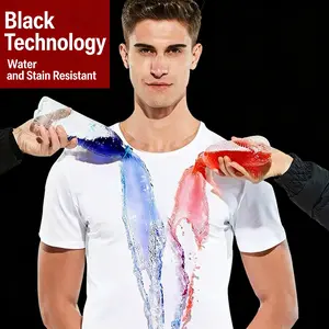 No Stains, No Stress: Triple-Protection Men's T-Shirt (Water/Oil/Dirt Resistant)  boyz  t-shirt  customization summer fit