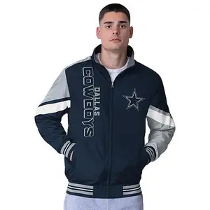 Football Fan Shop Officially Licensed NFL Cowboys by Carl Banks Reversible Jacket