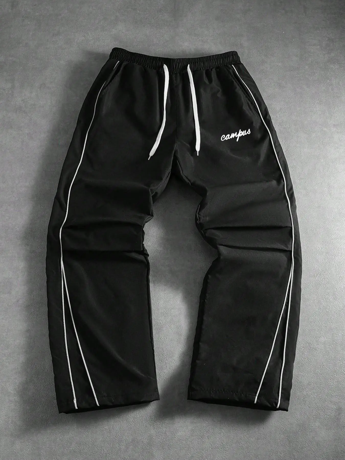 Unisex Street Style Loose Breathable Sports Pants for All Seasons, Suitable for High Street Fashion and Hip Hop Culture, Athleisure Style Pants, Loose Sweatpants, Breathable Bottoms, Breathable Athletic Bottoms