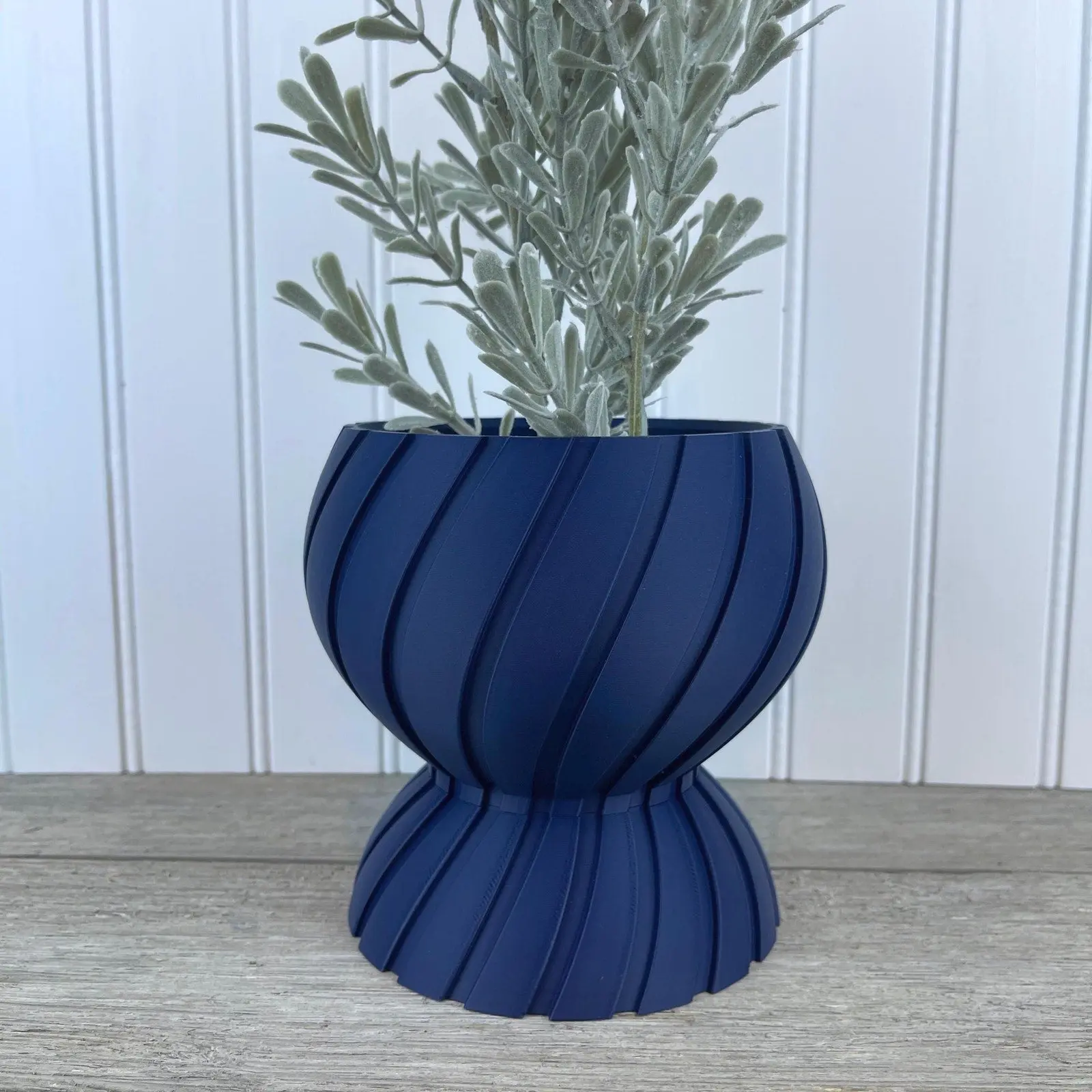 Unique Modern Indoor Flower Pot, Maki Planter Pot, Houseplants, Indoor Planter w/ Drainage Hole and Drip Tray, , Ecofriendly
