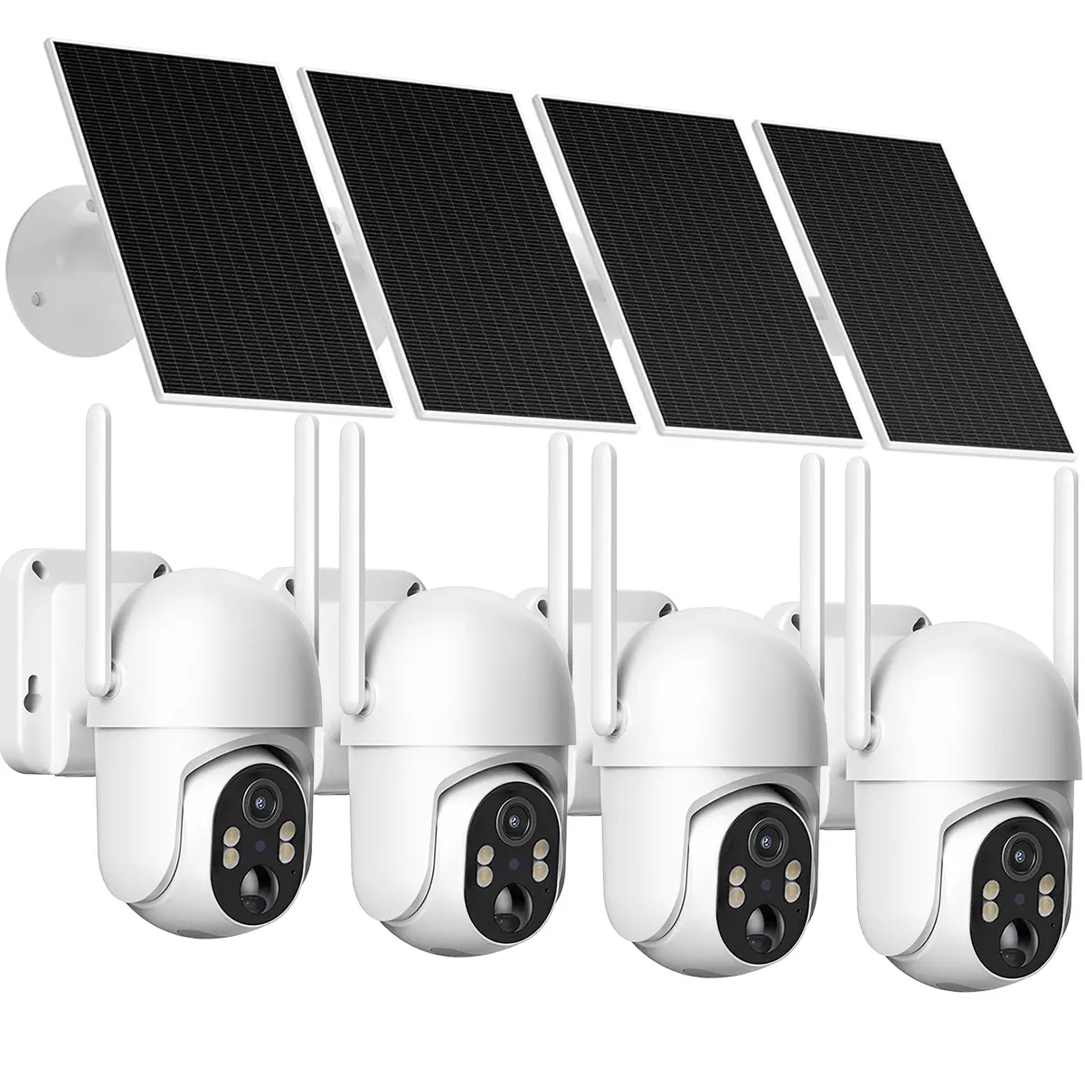 Never Miss a Thing! 4G LTE Solar Security Camera – 2.7K Color Night Vision,355° Pan & 110° Tilt,PIR Motion Alerts sent to your phone. 2-Way Talk,local/cloud storage. No WiFi? No power? No problem! Built-in SIM supports major US carriers.Trial data inside!