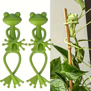 Charming Frog Plant Stand, Climbing Planting Stand, Durable Support for Small Potted Plants & Succulents, Cute Garden Decor for Balcony & Indoor Spaces, Trailing Succulents