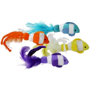 Multipet Clown Fish Cat Toy 2 Pack